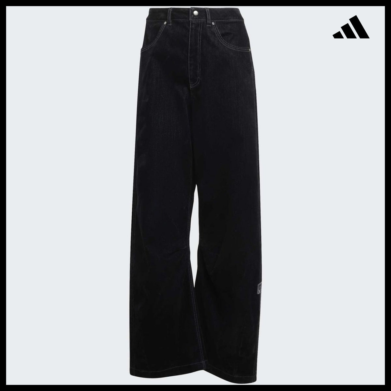 【ADIDAS】Adibreak Black Snap Pants Wide Leg Track Pants