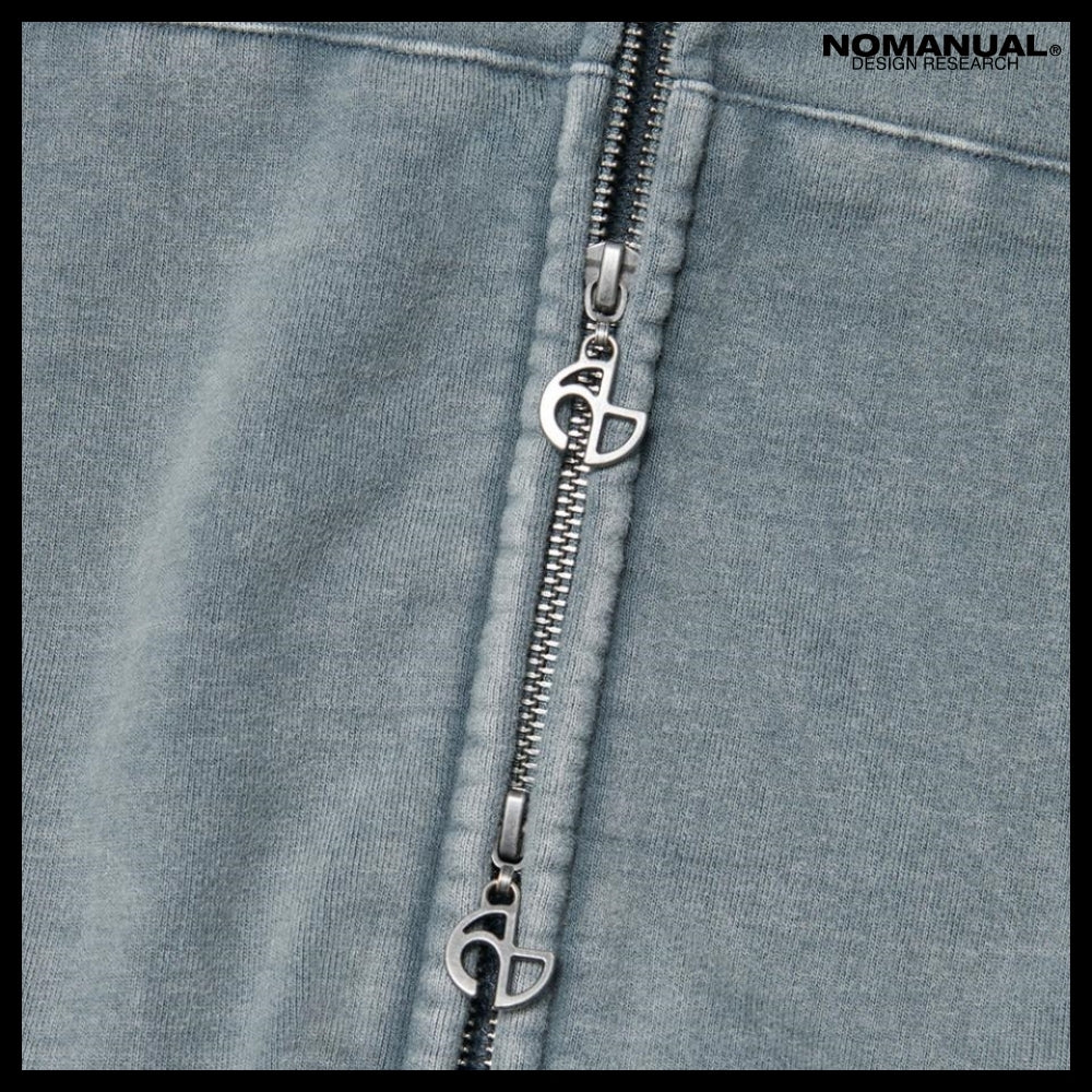 【NOMANUAL】C.A VINTAGE HOODED ZIP UP 2 Colors