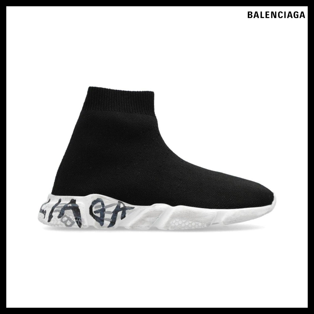 【BALENCIAGA】Speed Graffiti Recycled Knit Sneaker