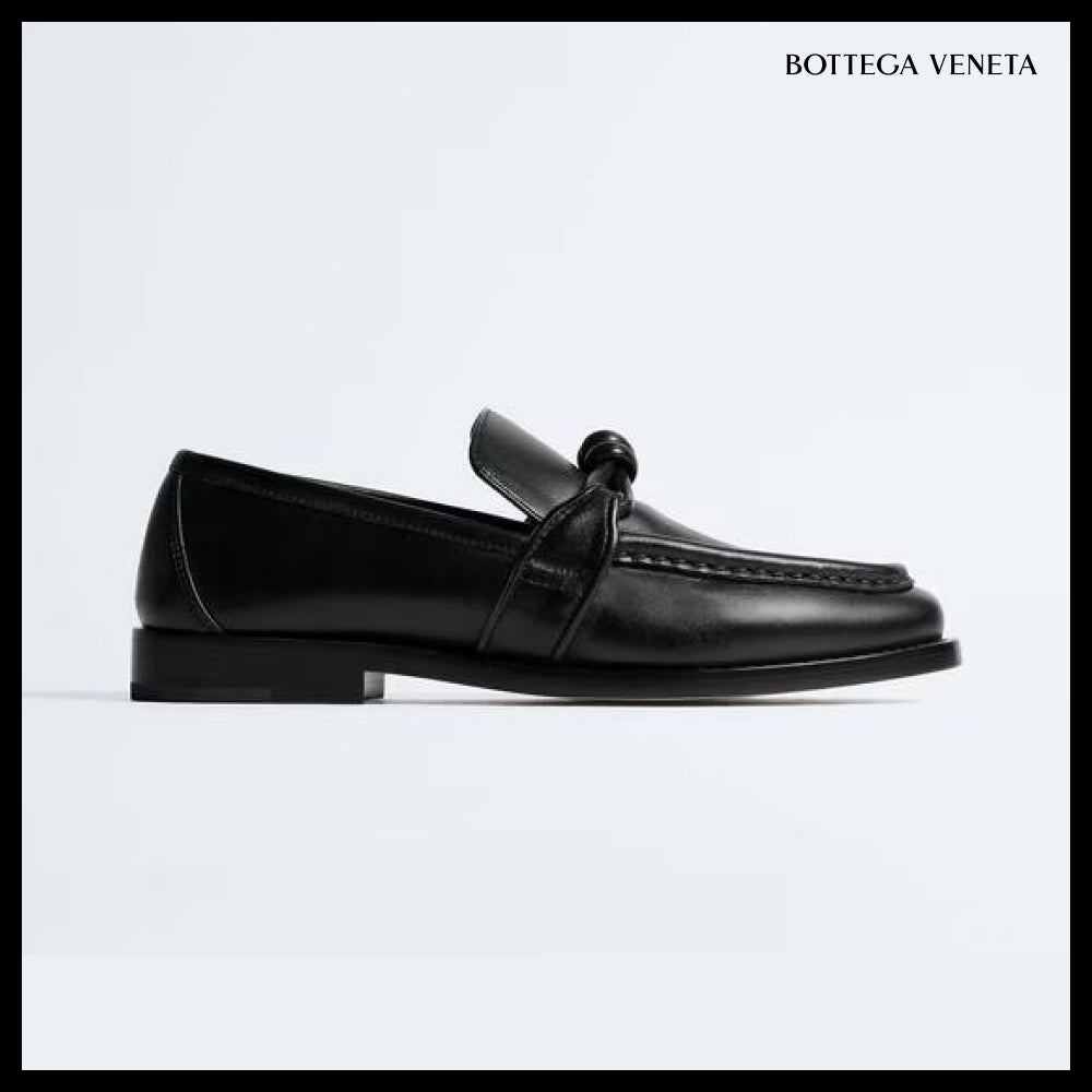 【BOTTEGA VENETA】Astaire Loafers Black 1000
