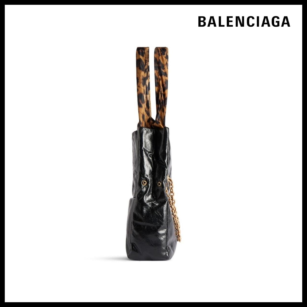 【BALENCIAGA】Monaco Small Chain Bag Plus Black