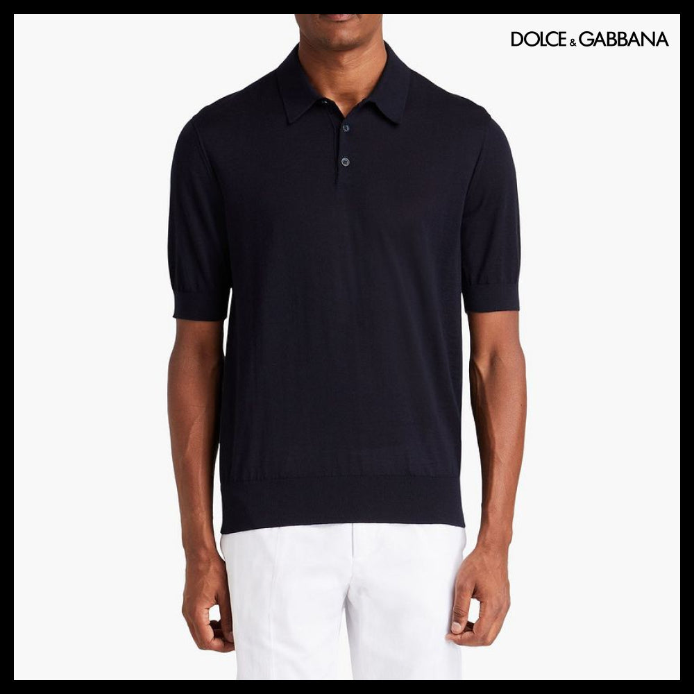 【正規品】Dolce & Gabbana カシミア100％ ポロシャツ