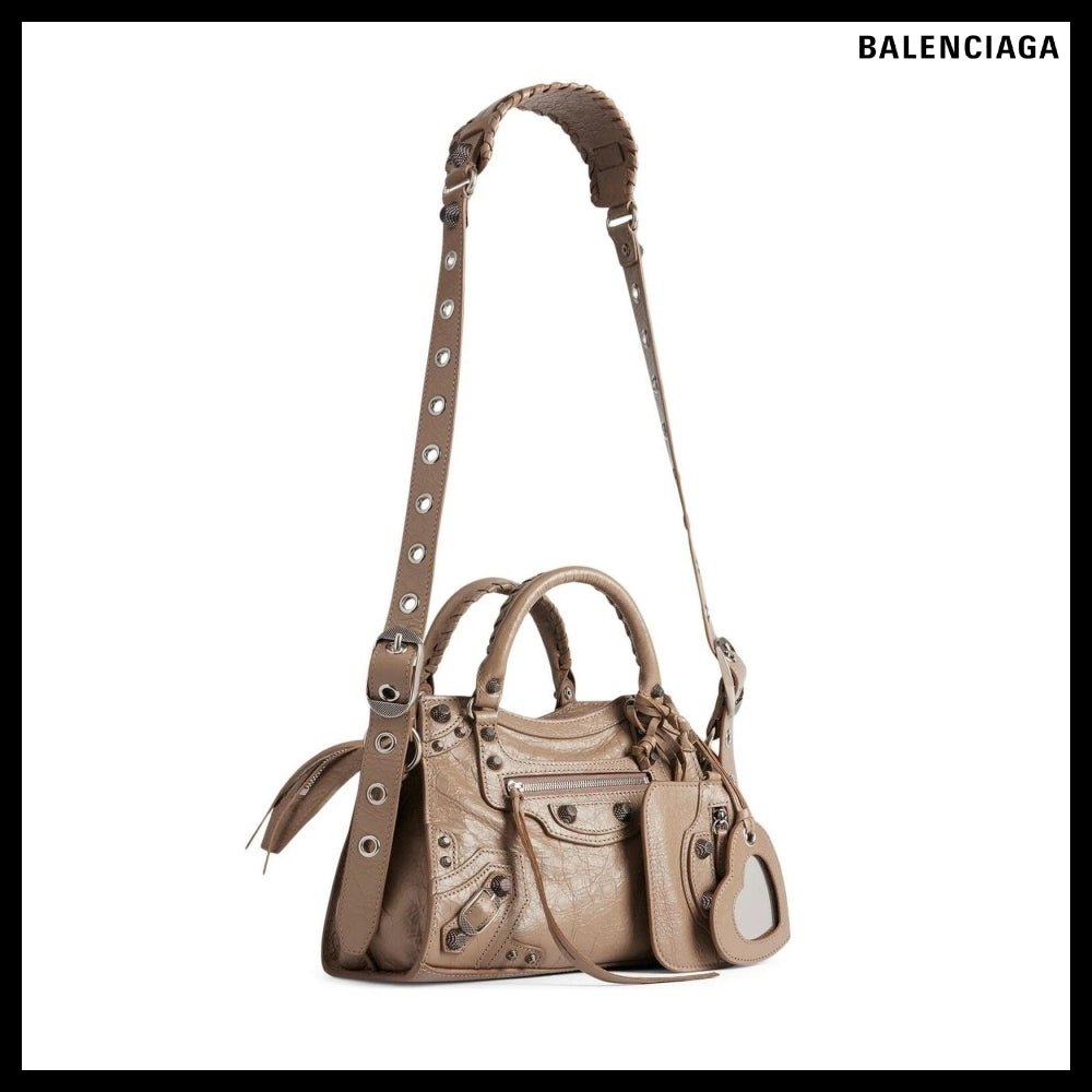 【BALENCIAGA】Neo Cagole XS Handbag in Brown