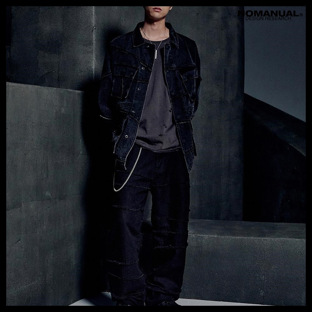 【NOMANUAL】R.C Denim BDU Jacket 2 Colors