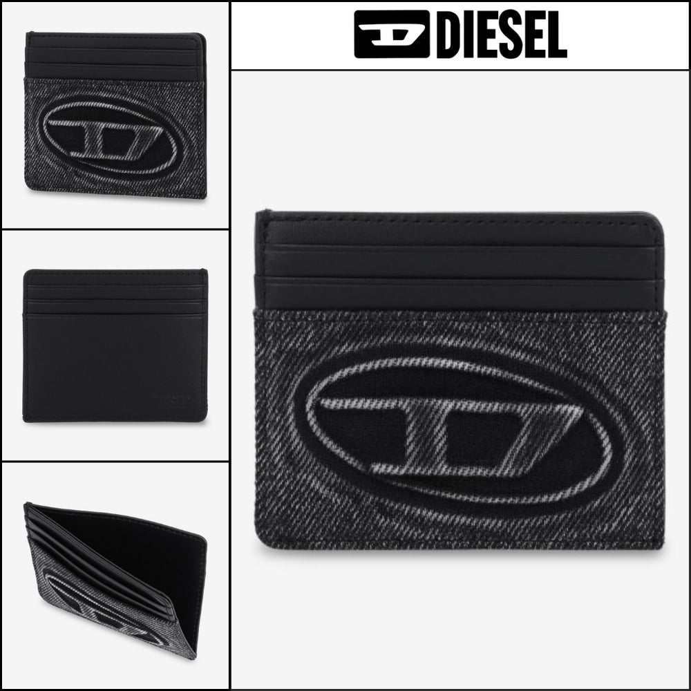 【DIESEL】1DR 2.0 Card Holder Black