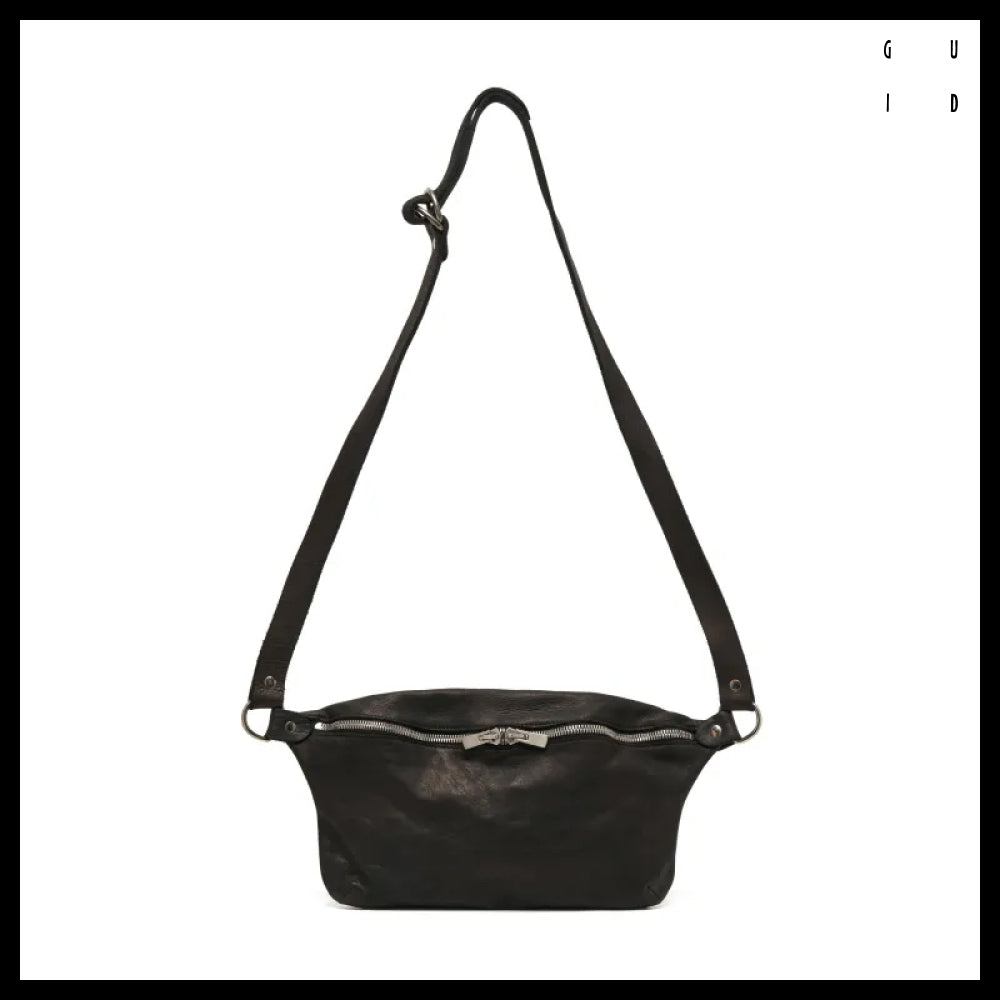 【GUIDI】Soft Horse Full Grain Leather Two-Way Sling Bag