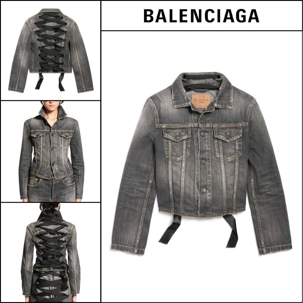 ★BALENCIAGAアウトレット セール ★LACE-UP JACKET