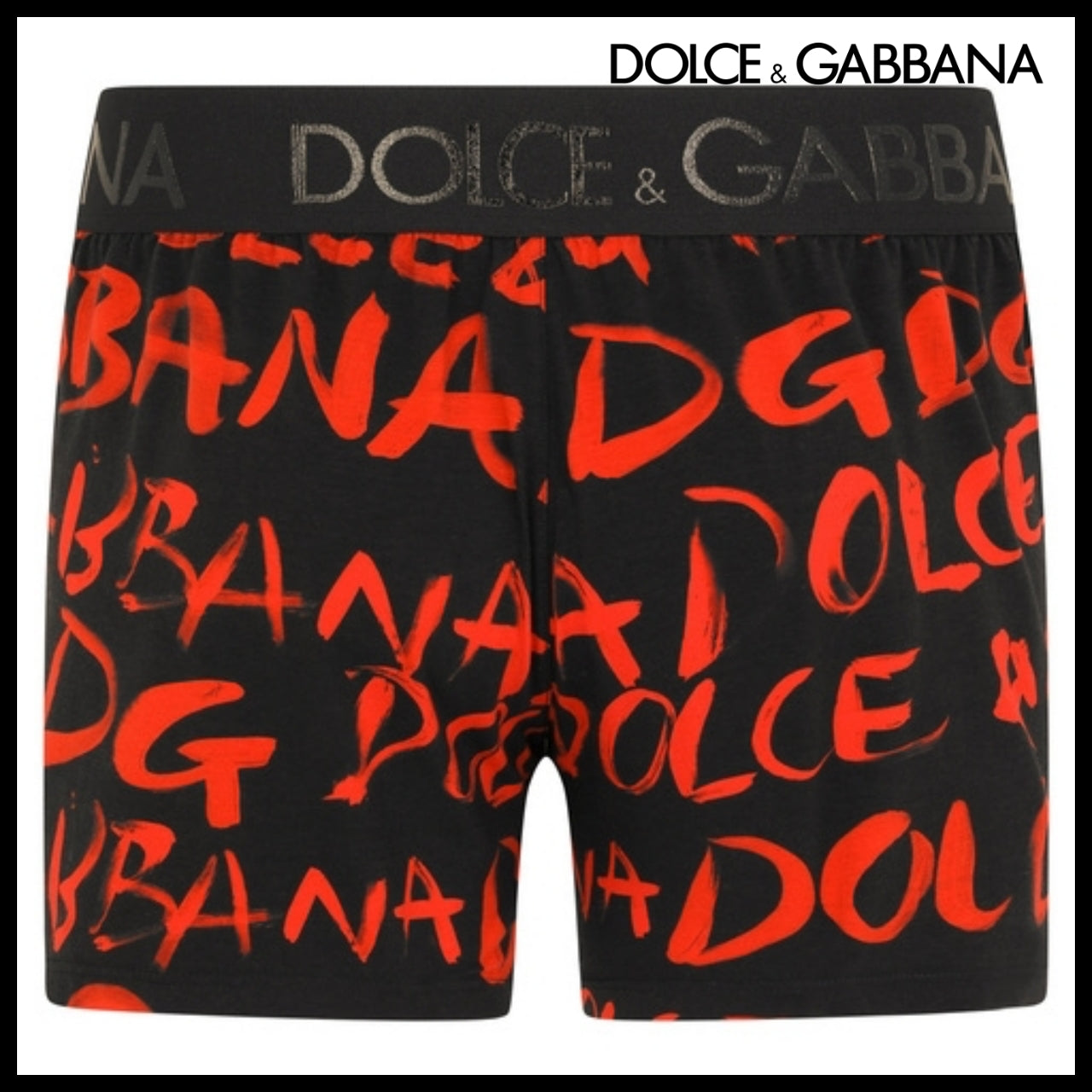 【Dolce & Gabbana】LOGO PRINT TWO-WAY STRETCH JERSEY BOXER