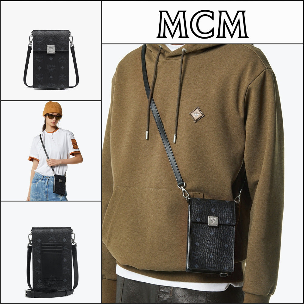 【MCM】Aren visetos phone pouch MXZGSTA11BK