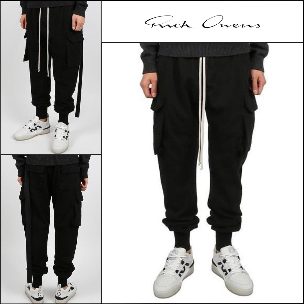 【RICK OWENS】MASTDON CUT Darkshadow Cargo Jogger Pants
