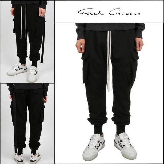 【RICK OWENS】MASTDON CUT Darkshadow Cargo Jogger Pants