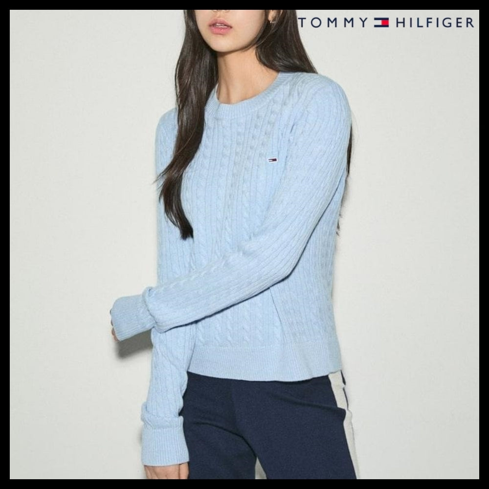 【Tommy Hilfiger】ケーブル エッセンシャル セーター 4カラーズ