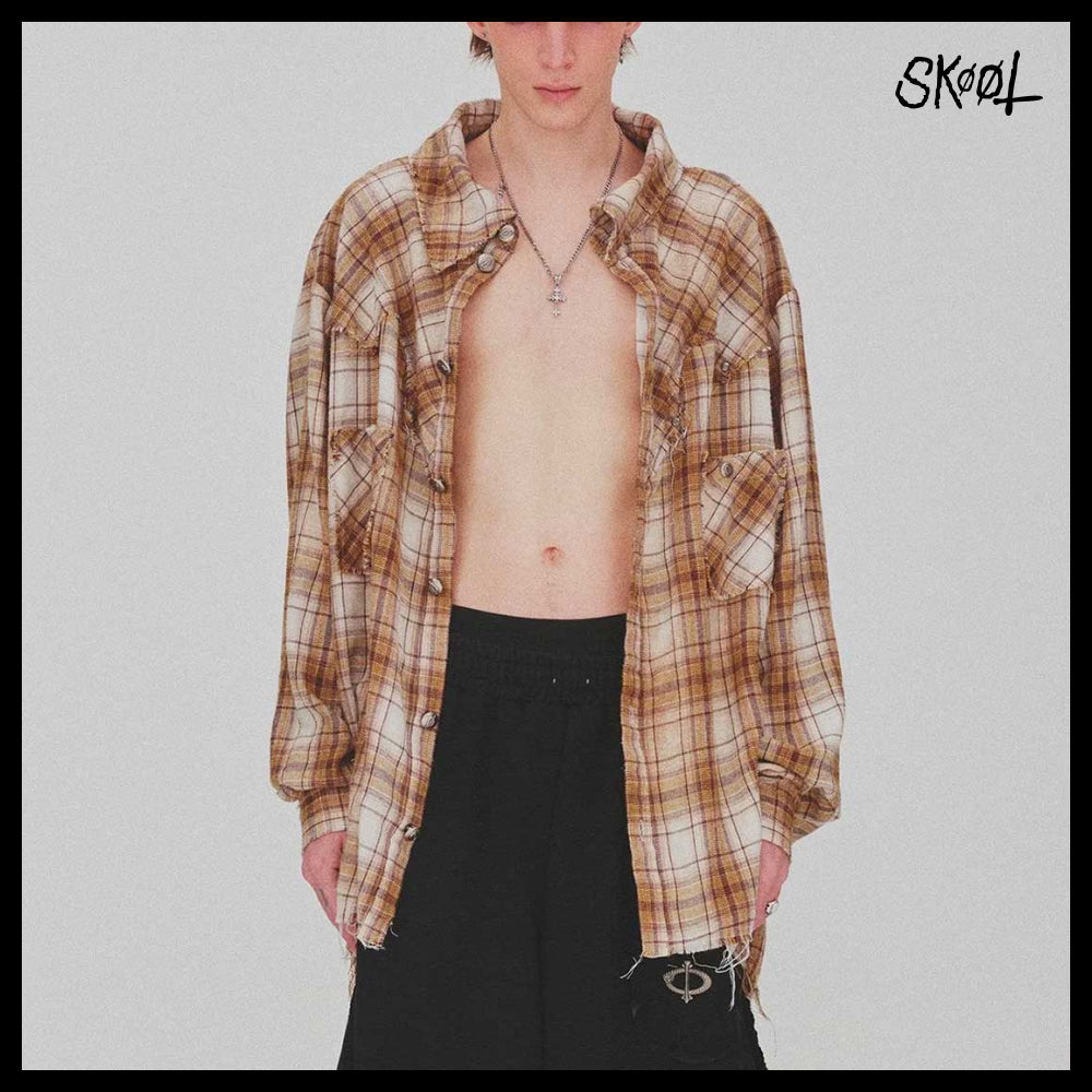 【SKOOT】アウトロー フランネル シャツ