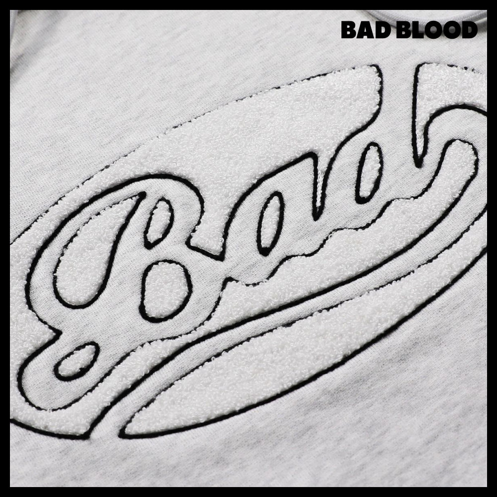 【BADBLOOD】Bad Applique Hoodie 3 Colors