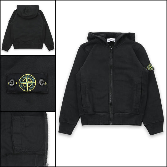 ◆STONE ISLAND◆ Stone Kids Wappen Patch Hood Zip-Up Jacket