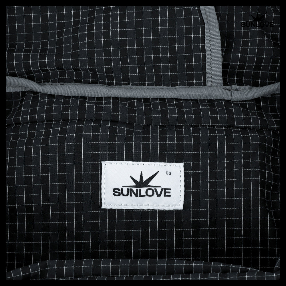 【SUNLOVE】Tourer Gym Sack Black Grid
