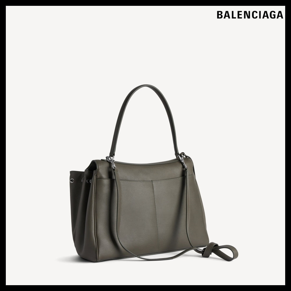 【BALENCIAGA】Rodeo Handbag Medium Khaki