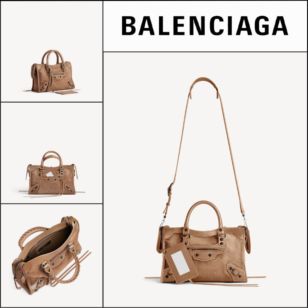 【BALENCIAGA】Le City Bag Small Biscuit
