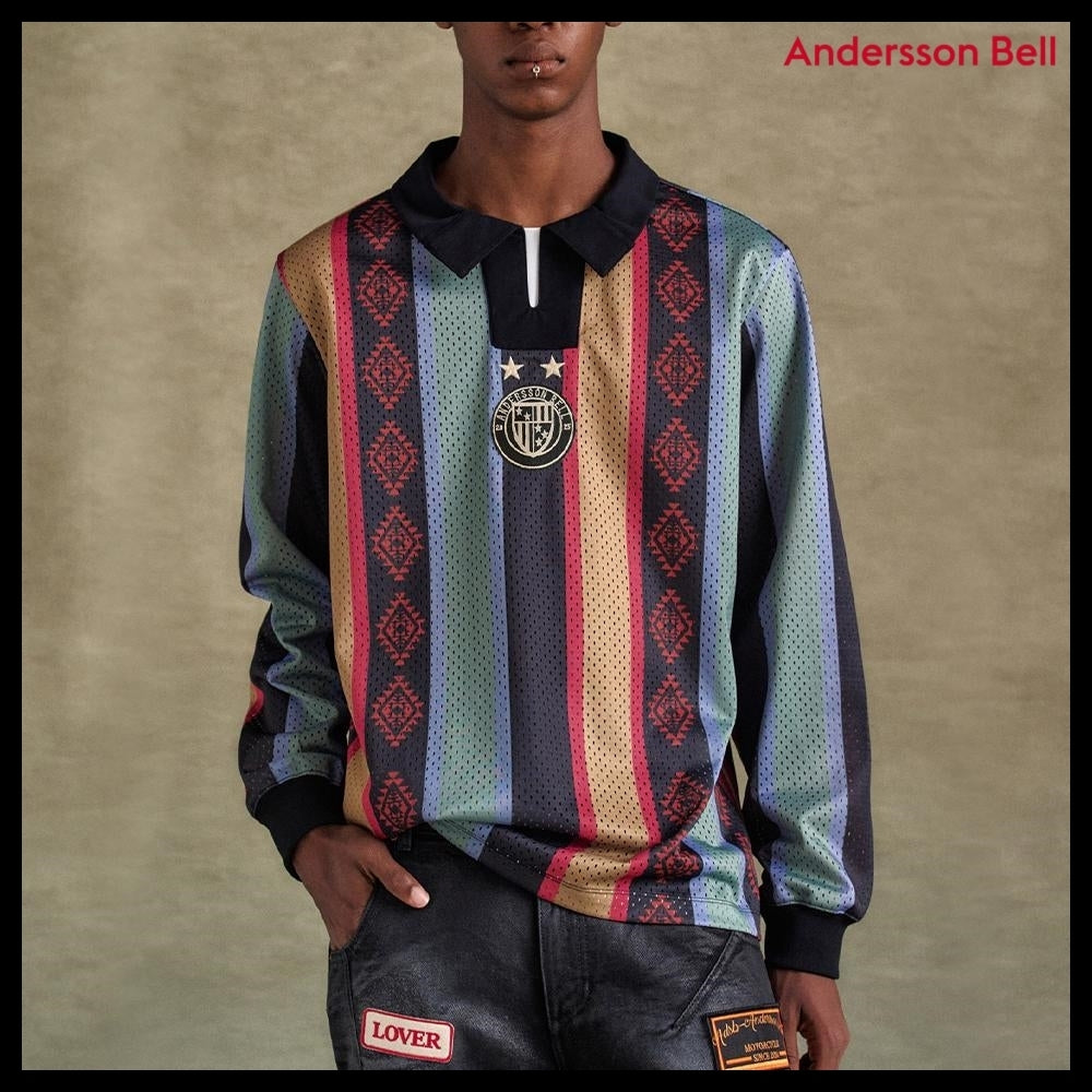 【ANDERSSON BELL】Navajo Stripe L/S T-Shirt