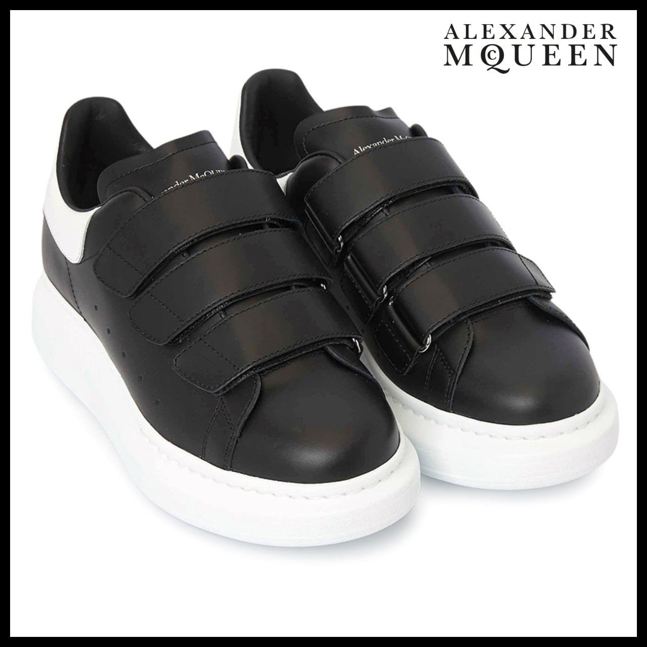 【Alexander Mcqueen】Sneakers Pelle S Larry Black White