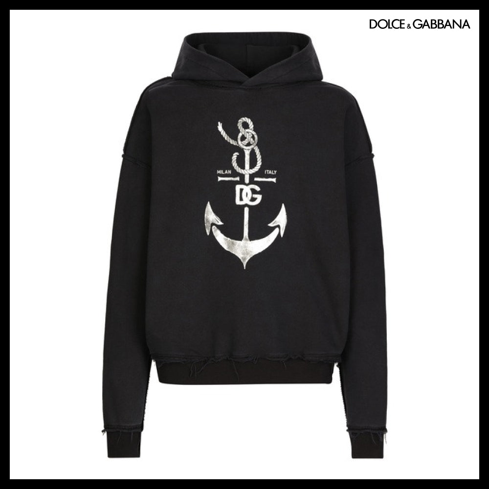 【Dolce & Gabbana】HOODIE WITH MARINA PRINT