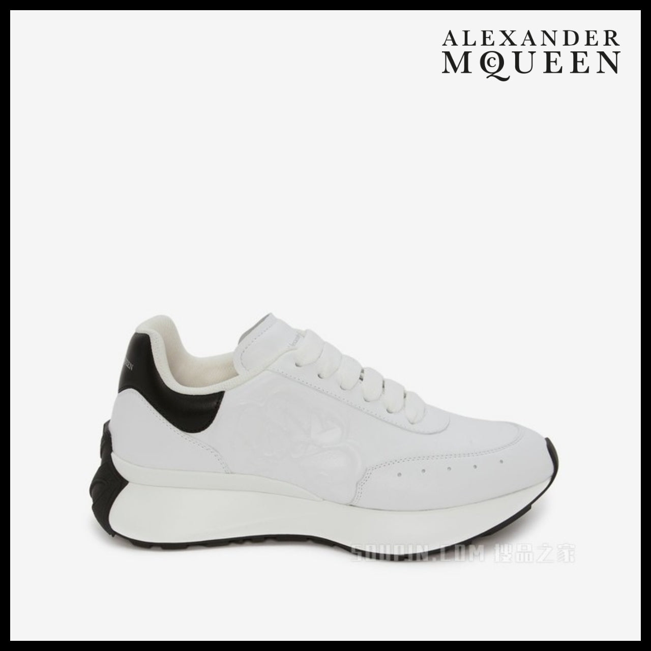 【Alexander Mcqueen】Sprint Runner in White Black