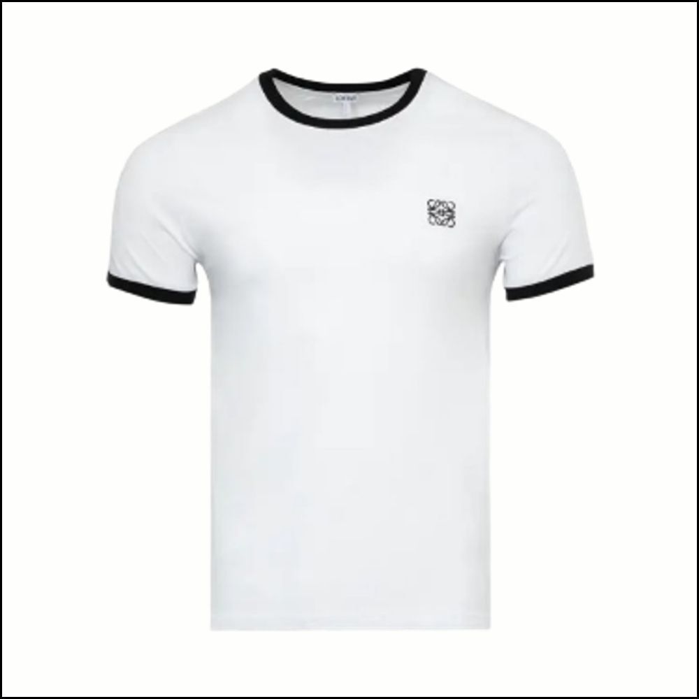 【LOEWE】Slim Fit T Shirt White Black