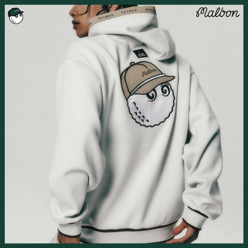 【MALBON GOLF】 AIRY HOODIE T-SHIRT MAN  3COLORS