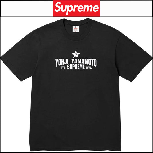 【Supreme】Yohji Yamamoto Star T-Shirt Black 25FW