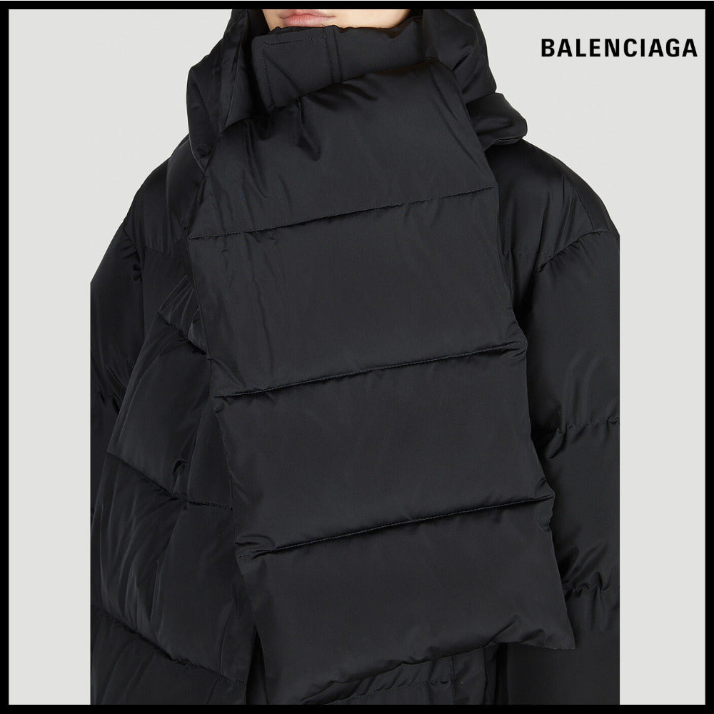 【BALENCIAGA】Swing Puffer Jacket Black