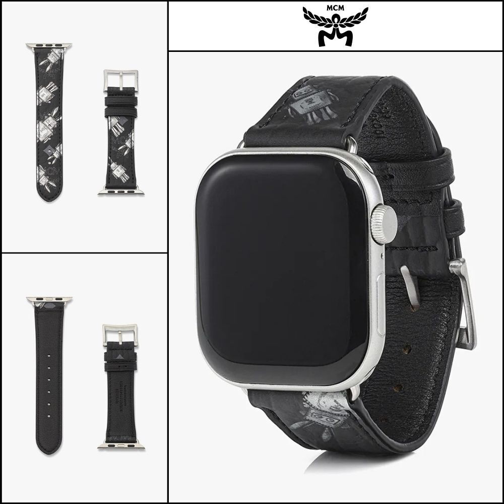 【MCM】42 49mm Labot Visetos Apple Watch Strap