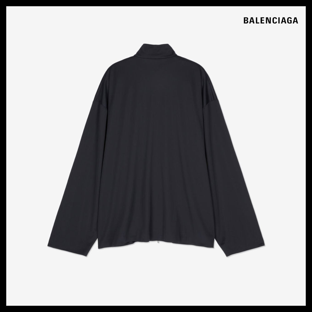 【BALENCIAGA】Zip-Up Tracksuit Jacket Dark Navy