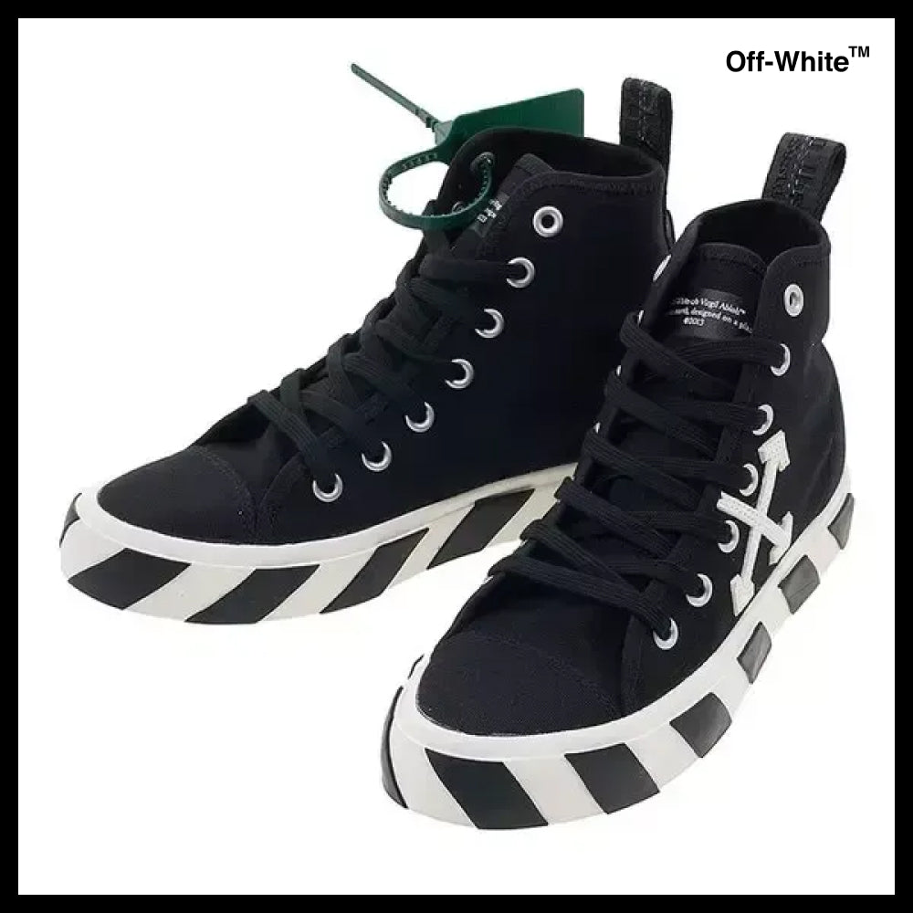 【Off-White】Men's High Vulcanized Sneakers
