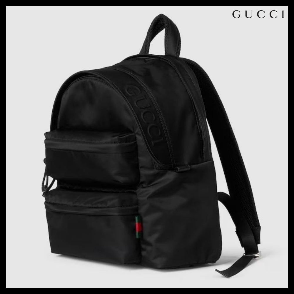 【GUCCI】Logo Medium Backpack