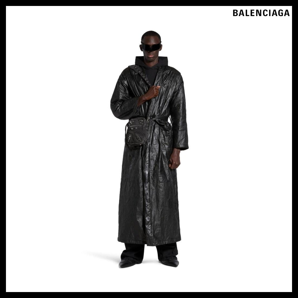 【BALENCIAGA】LE CAGOLE CROSSBODY BAG DENIM