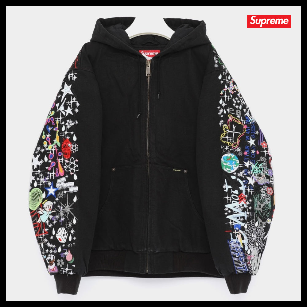 【100%正規品保証 Supreme】AOI Embroidery Hooded Work Jacket
