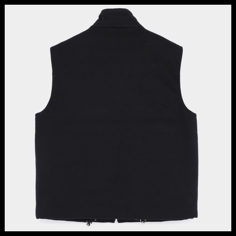 【PRADA】Triangle logo cashmere padded vest