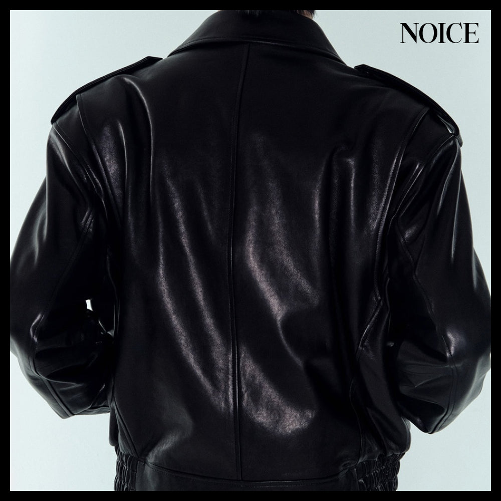 【NOICE  】ROBERT LAMBSKIN JACKET BLACK