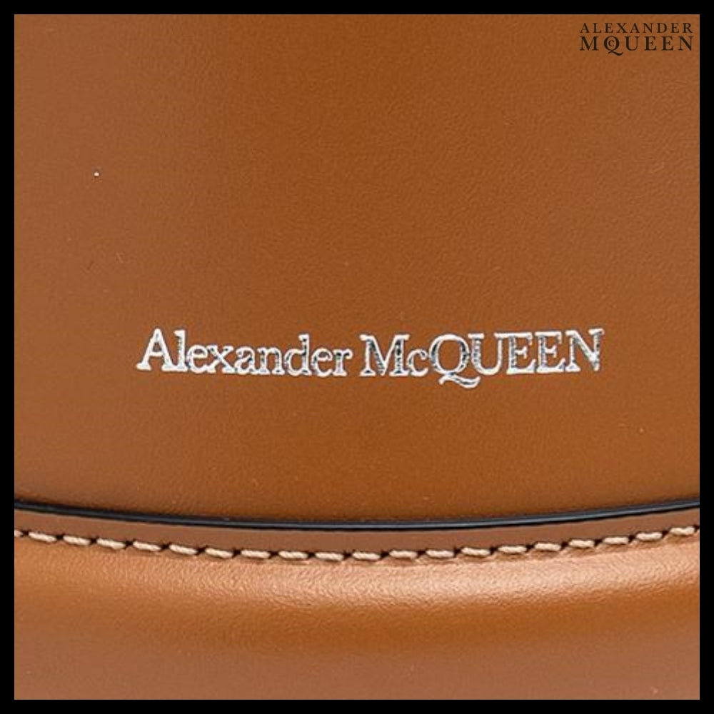 【Alexander Mcqueen】Small Curve Bag Brown