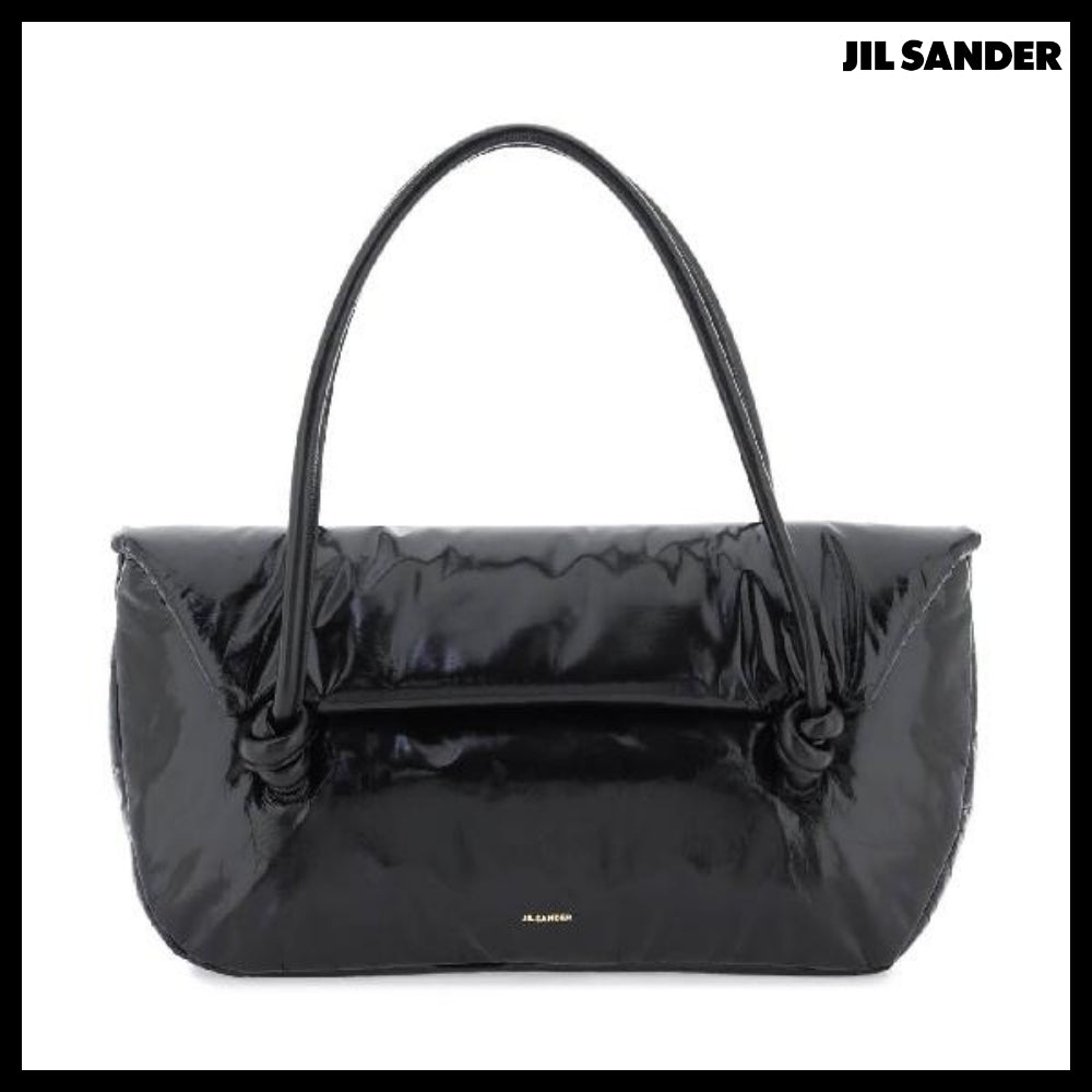 【正規品】【Jil Sander】Padded Leather Shoulder Bag