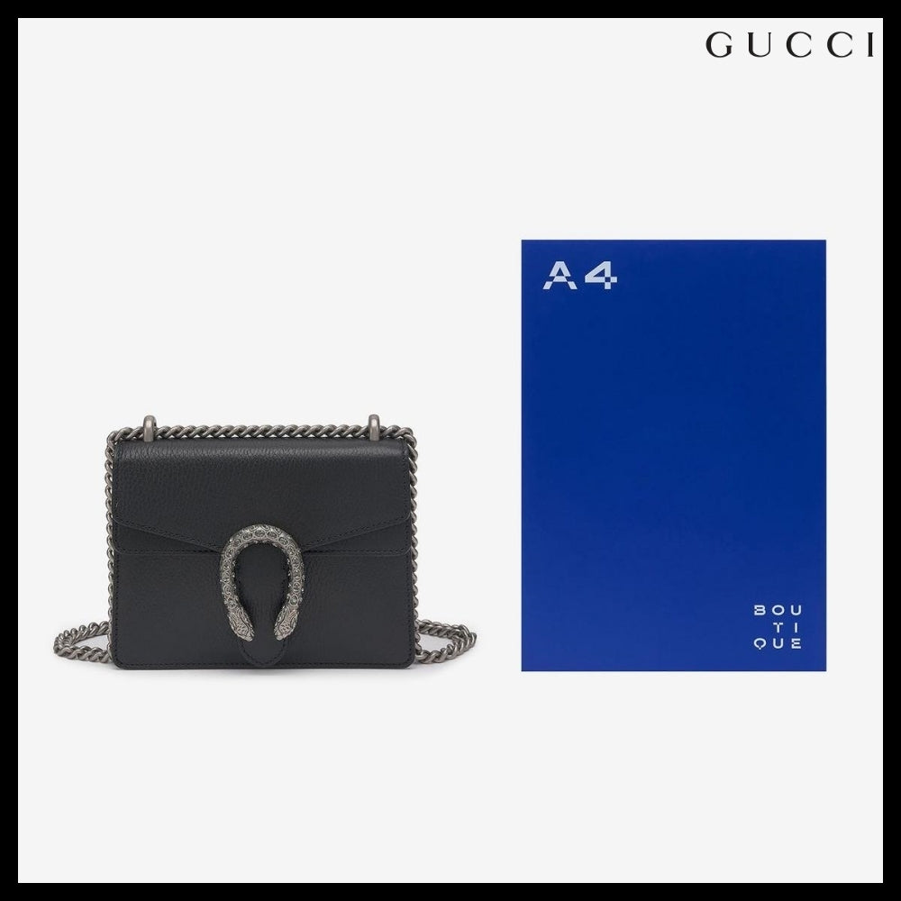 【GUCCI】Mini Dionysus Shoulder Bag Black