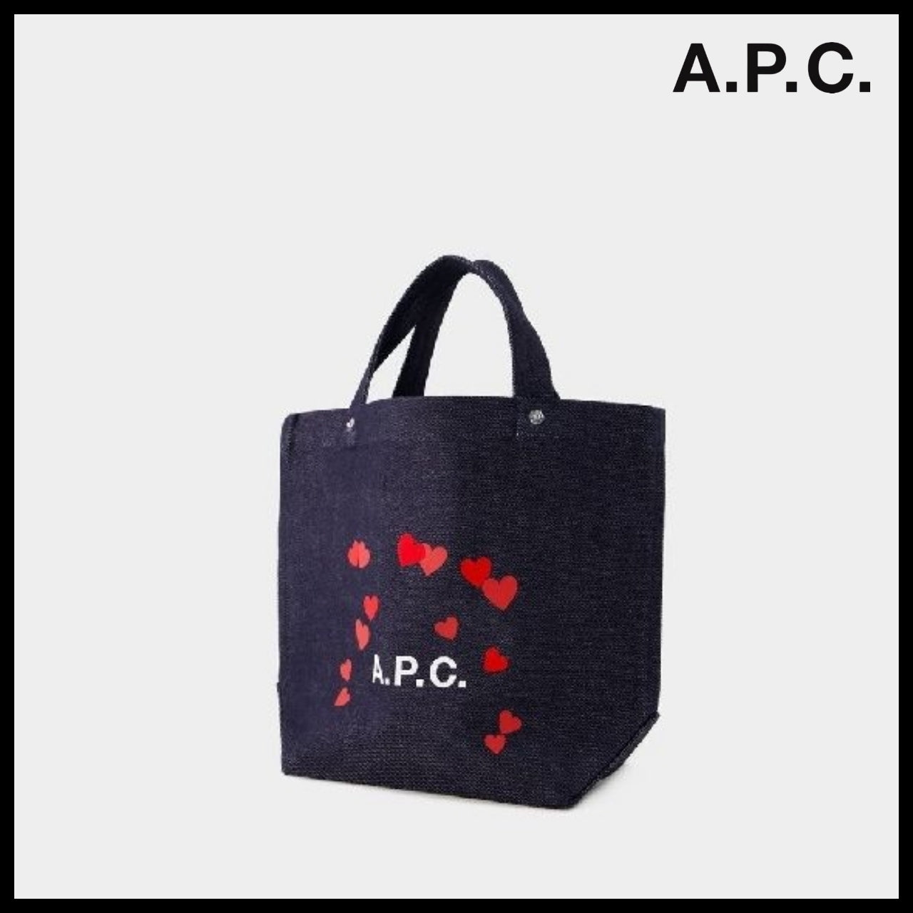 【A.P.C.】Valentine’s Denim Mini Tote Bag mini denim