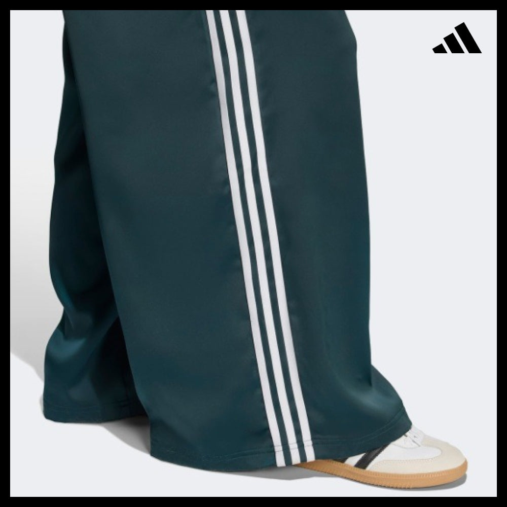 【adidas】Adicolor Satin Wide-Leg Track Pants AURIVY