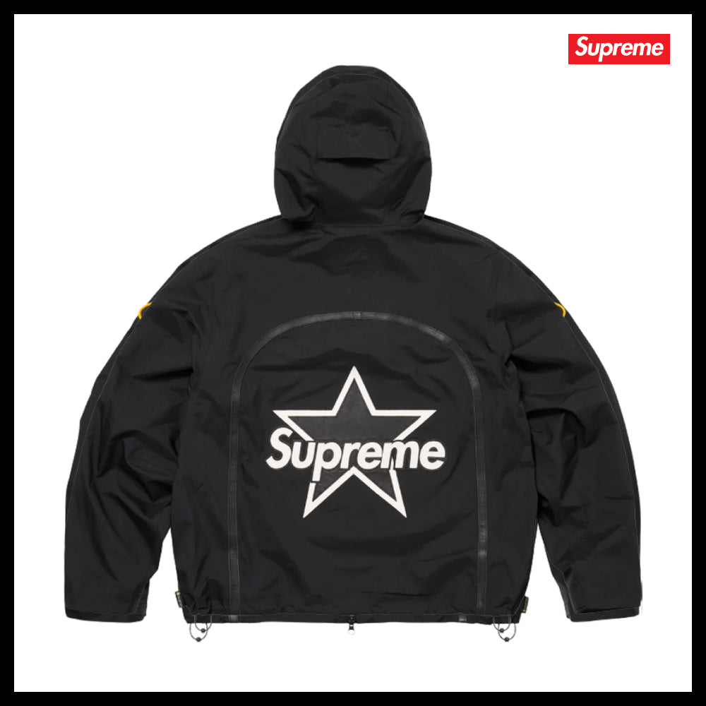 【100%正規品保証 Supreme】Leather Gore-Tex Hooded Jacket