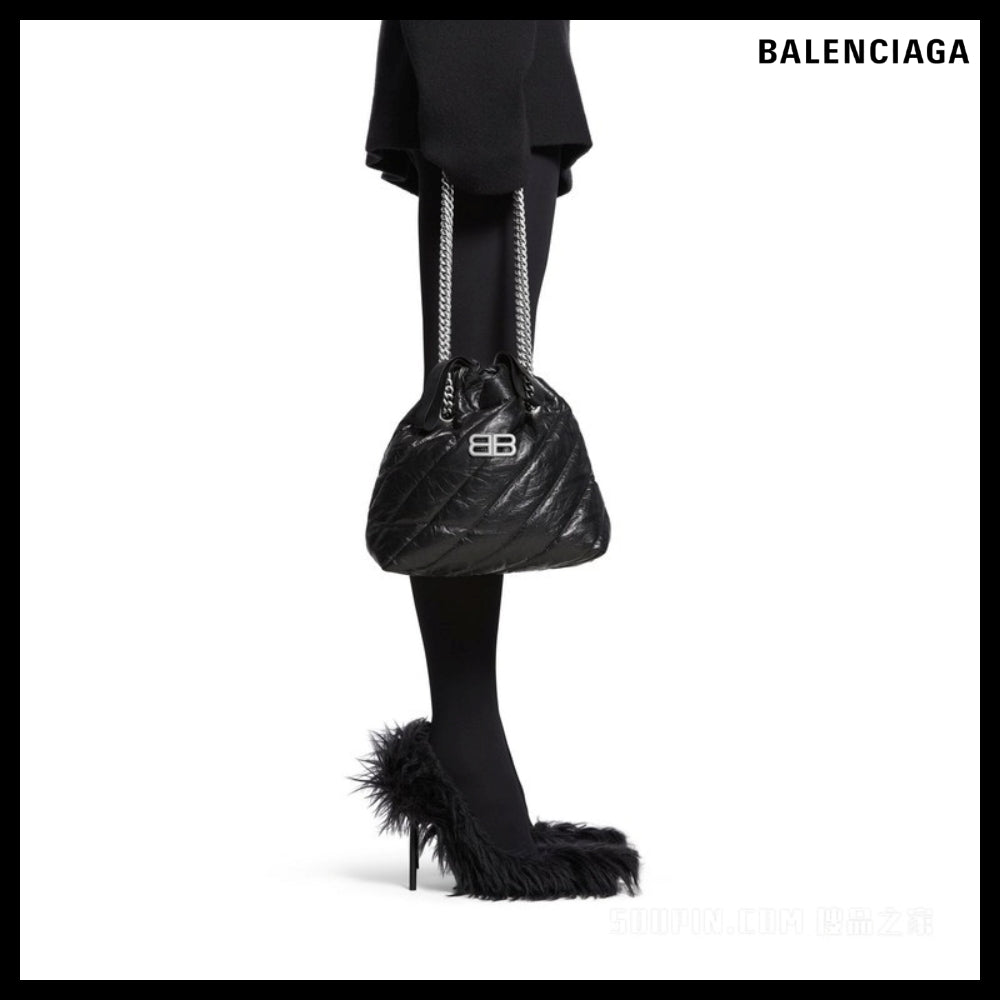 【BALENCIAGA】Crush Small Tote Bag Quilted