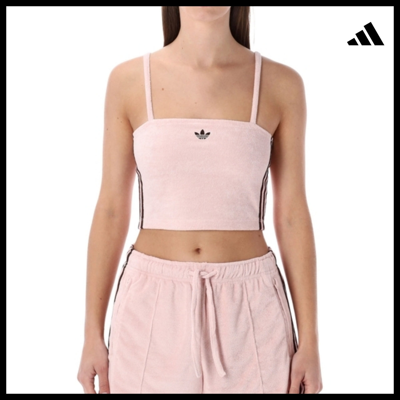 【adidas】 Pink Sleeveless Top
