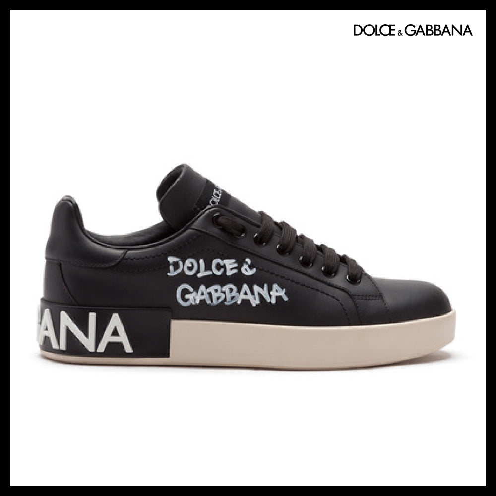 【Dolce & Gabbana】PORTOFINO SNEAKERS IN NAPPA CALFSKIN WITH