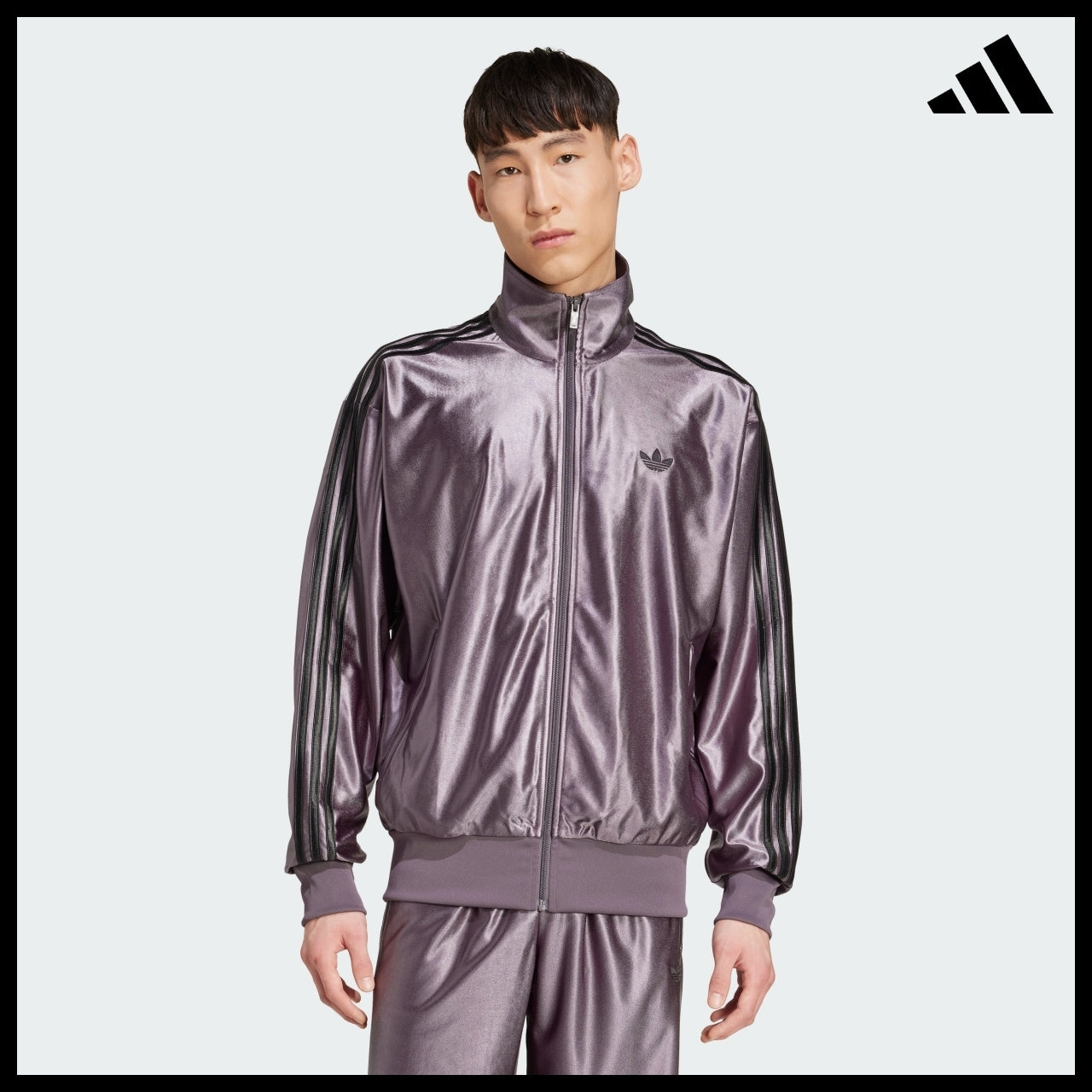 【ADIDAS】Firebird Metallic Track Top Classic Track Jacket