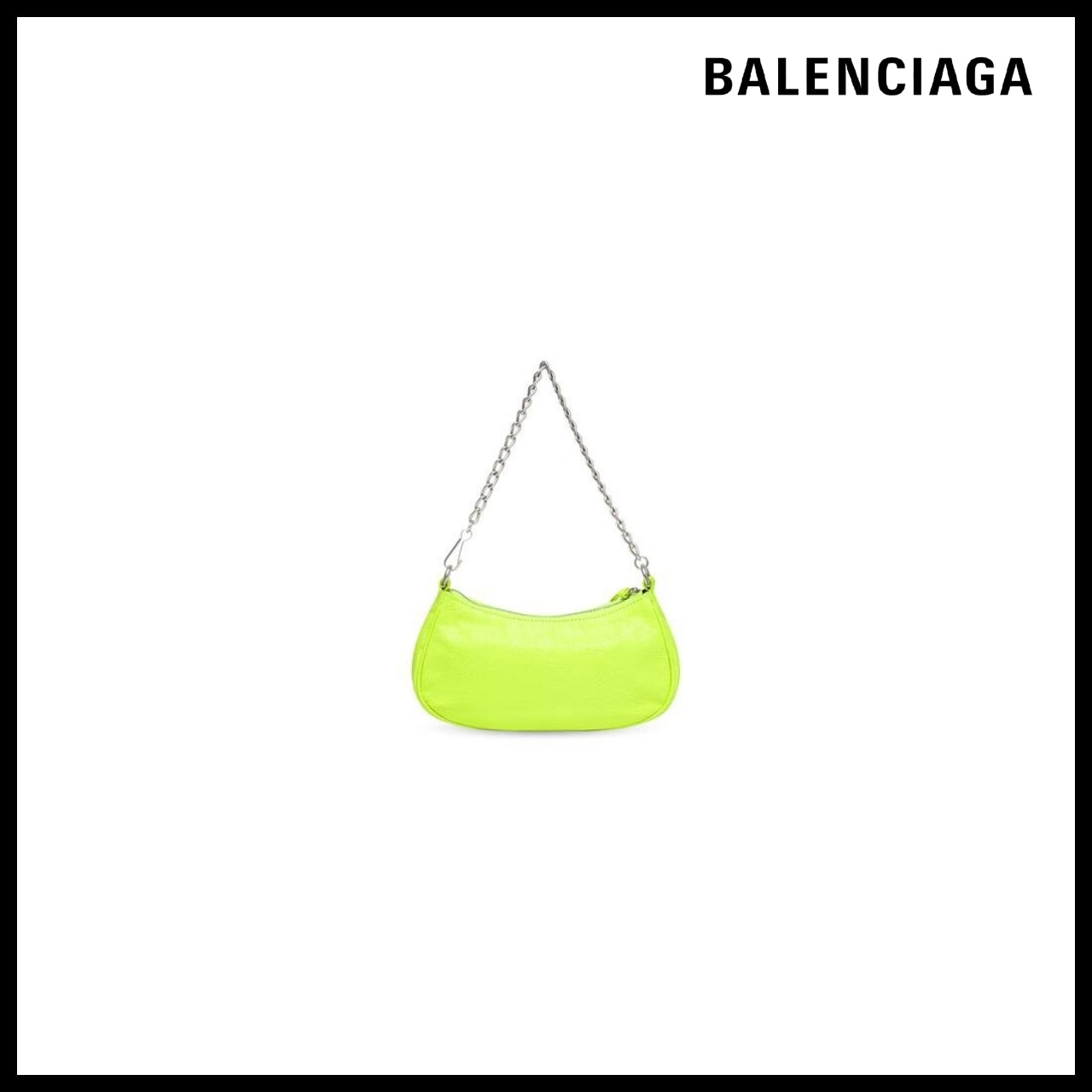 【BALENCIAGA】Le Cagole Mini Bag With Chain Yellow