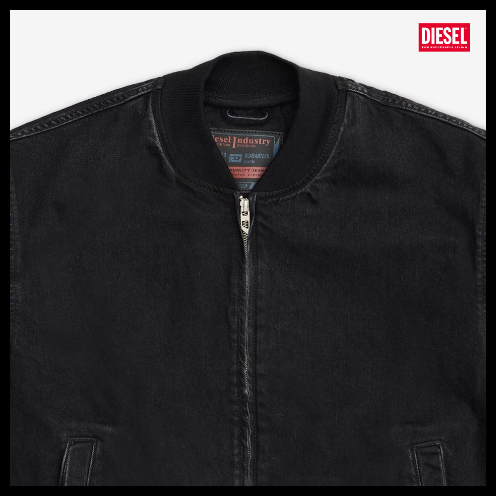 【DIESEL】D-Gooz Bomber Jacket Black